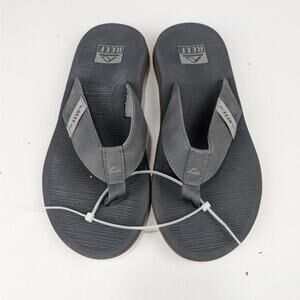 Reef Men's 8 Santa Ana Flip Flop Sandals - Gray